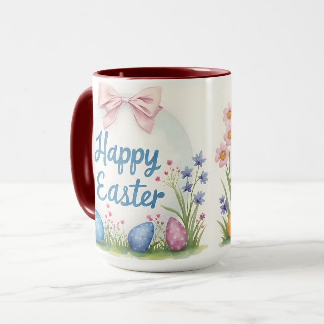 Taza Popular Easter Eggs Beautiful Collection (Anverso izquierdo)