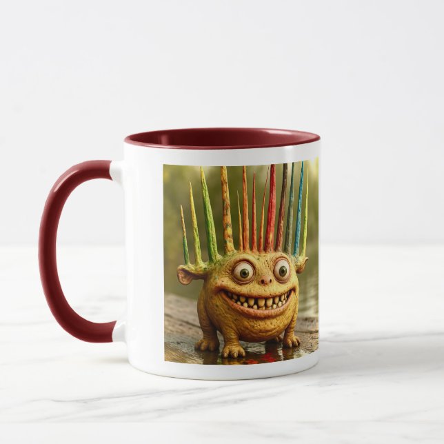 Taza Populares amigos - Poster monstruo arcoiris arreci (Izquierda)