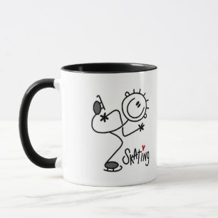 Taza Por el Amor de las Camisetas y Regalos de Patinaje