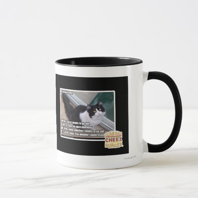 Taza Por favor, abra la puerta (Derecha)