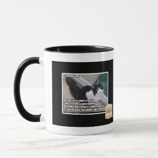 Taza Por favor, abra la puerta