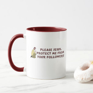 Taza Por favor humor del cristiano de Jesús