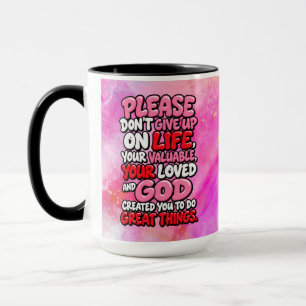 Taza Por favor no te rindas