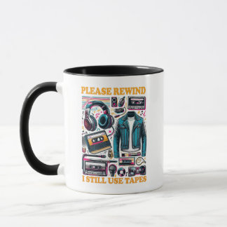 Taza Por favor, rebobina - todavía uso cintas