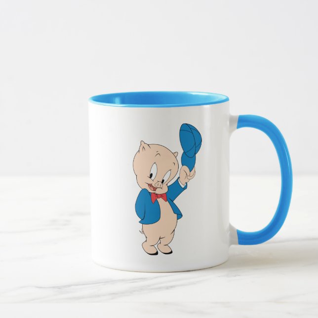Taza Porky Pig | Gorra de ondeo (Derecha)