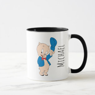 Taza Porky Pig   Sombrero Saludando