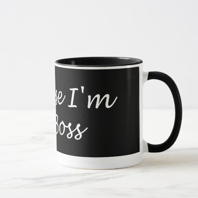 Taza Porque soy el Jefe Mug (Derecha)