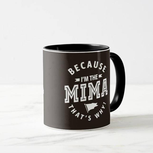 Taza Porque soy el Mima (Anverso derecho)