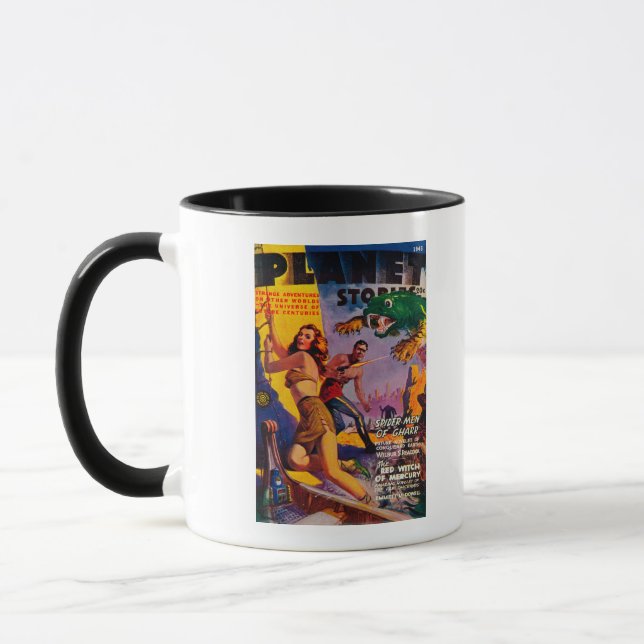 Taza Portada 5 de la revista Planet Stories (Izquierda)
