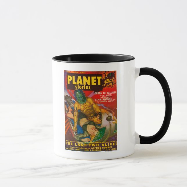 Taza Portada 6 de la revista Planet Stories (Derecha)