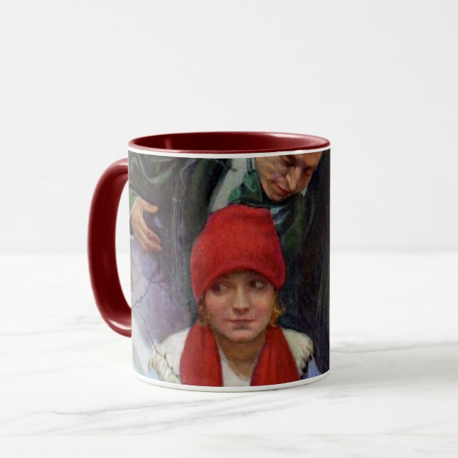 Taza Portada de la revista, Alphonse Mucha (Anverso izquierdo)