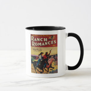 Taza Portada de revista de los romances del rancho