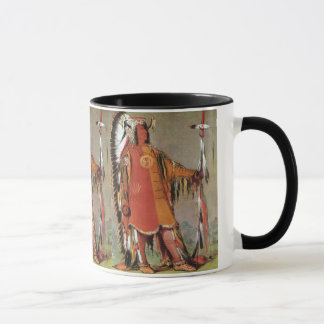 Taza Portait del jefe indio Mato-Tope de George Catlin