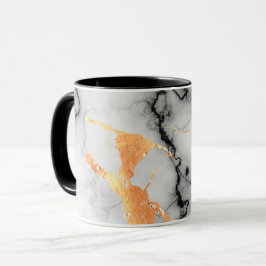 Taza Portatenos de macetas diseñados para negro, dorado
