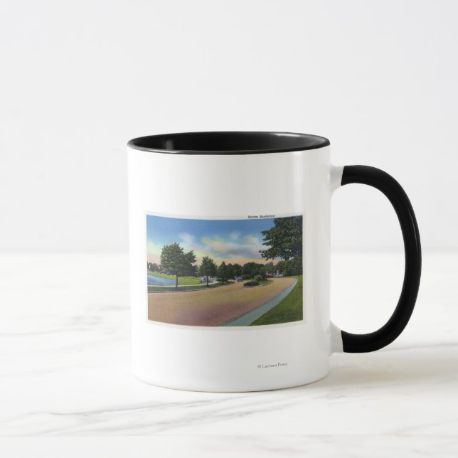 Taza Portland, MaineView de Baxter Boulevard (Derecha)