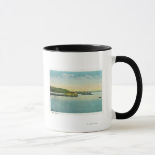 Taza Portland, MaineView del faro del insecto