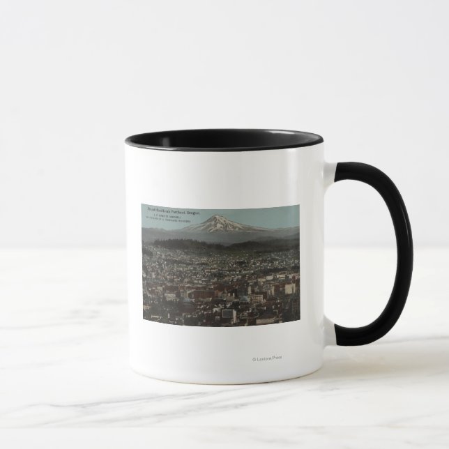 Taza Portland, Oregón - Vista del centro de la ciudad c (Derecha)