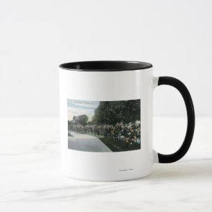 Taza Portland, OregonView de una rosaleda