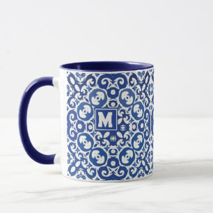 Taza Porto Royale Blue Baroque Elegant Mediterranean 