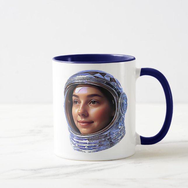 Taza Portrait femme astronaute (Derecha)