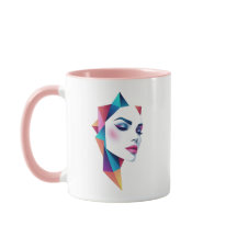 Portrait futuriste d’une femme.