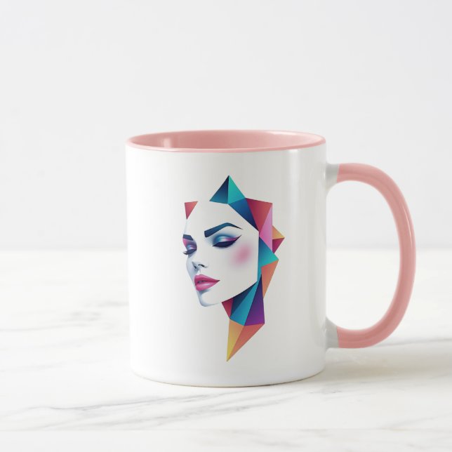 Taza Portrait futuriste d’une femme. (Derecha)