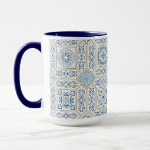 Taza Portugal Azulejo tradicional vintage