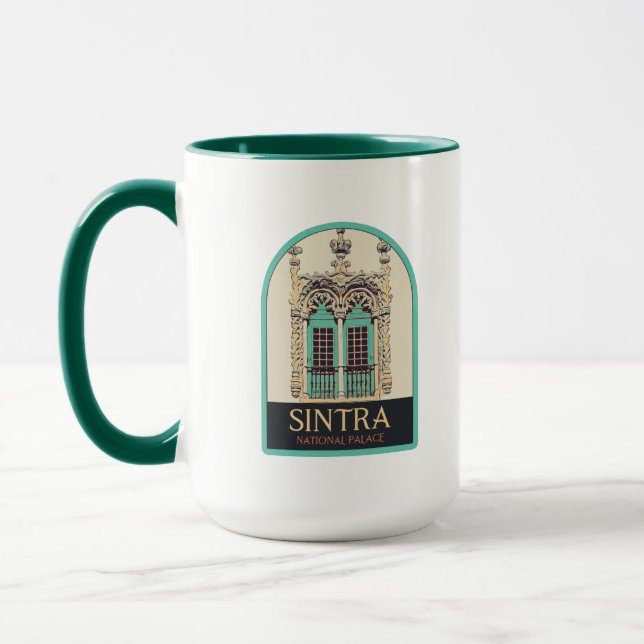 Taza Portugal Sintra, ventana típica (Izquierda)