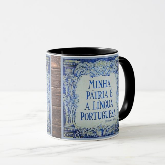 Taza portuguesa de la teja de la lengua (Anverso derecho)