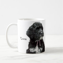 Taza portuguesa del perrito del perro de agua