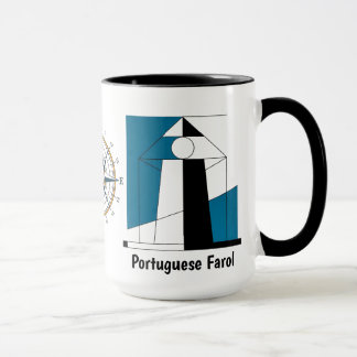 Taza Portuguese Lighthouse Mug – Modern Farol Art Coffe