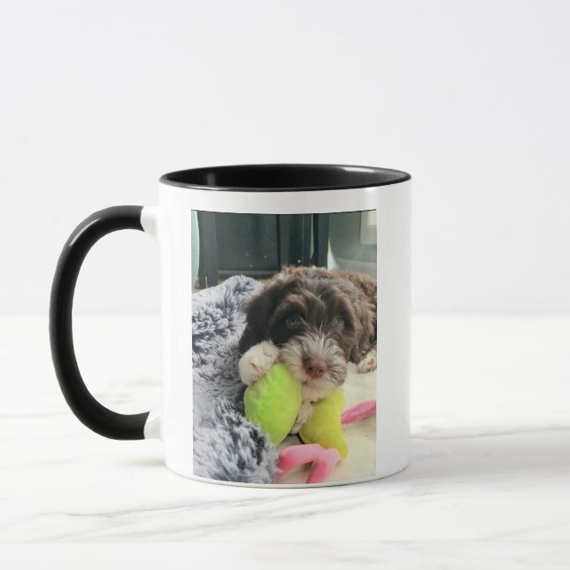 Taza Portuguese Water Dog Playful Mug (Travel/Stein +) (Izquierda)