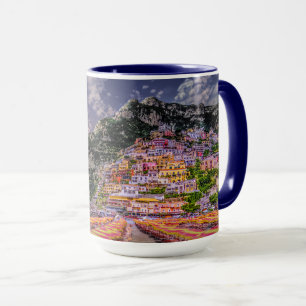 Taza Positano Italia Sunset Amalfi Costa Viajes