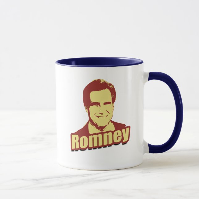 Taza Poste de la propaganda de MITT ROMNEY (Derecha)