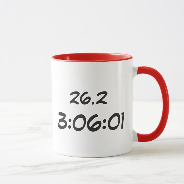 Taza Poste-Maratón del maratón de Wisconsin (Derecha)