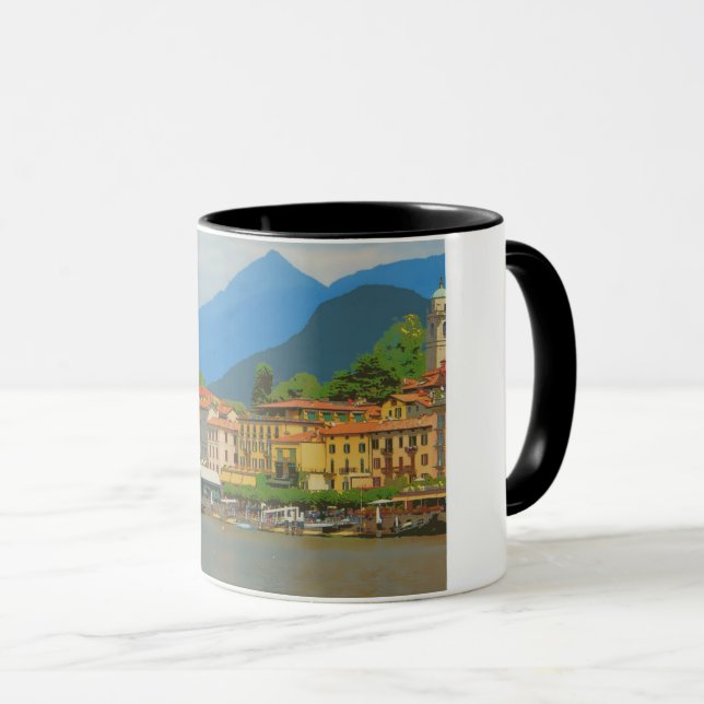 Taza Poster de Bellagio Italia (Anverso derecho)