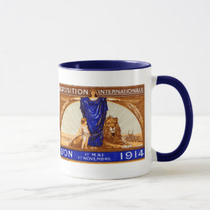 Taza poster de Lyon International Expo 1914