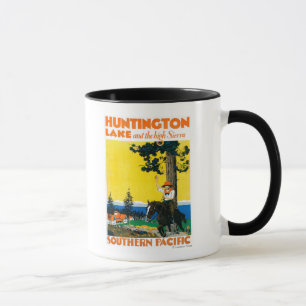 Taza Poster de Promotinal del lago huntington