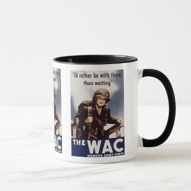 Taza Poster de reclutamiento de WAC (Derecha)