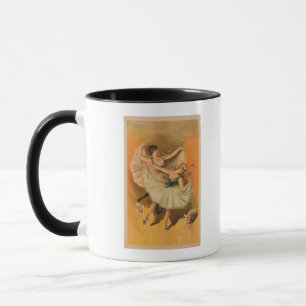 Taza Poster de teatro de dos bailarinas