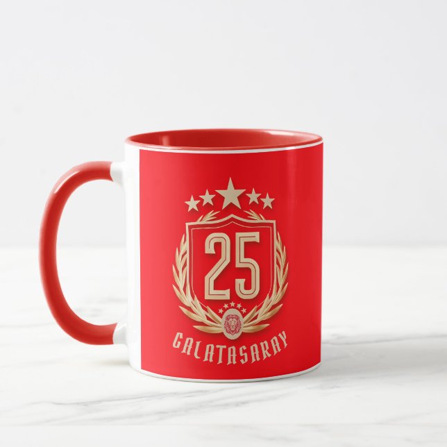 Taza Poster del Campeonato de Galatasaray 2025 (Izquierda)