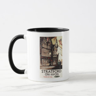 Taza Poster del carril de la casa del mesón y de