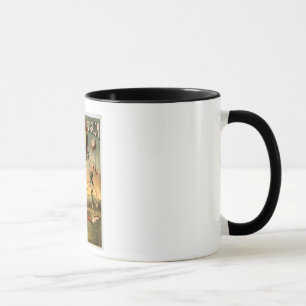 Taza Poster del circo de Srta. Stena Flying Trapese