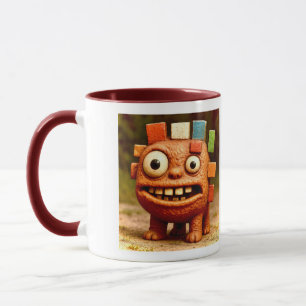 Taza Poster del Monstruo del Bloque Arcoiris - Amigos I