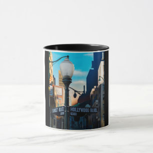 Taza Poster Hollywood Blvd.