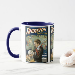 Taza Póster Mágico Antiguo, Thurston, El Gran Mago