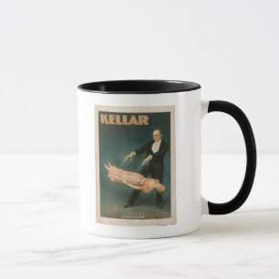 Taza Poster mágico de levitación de Kellar #1