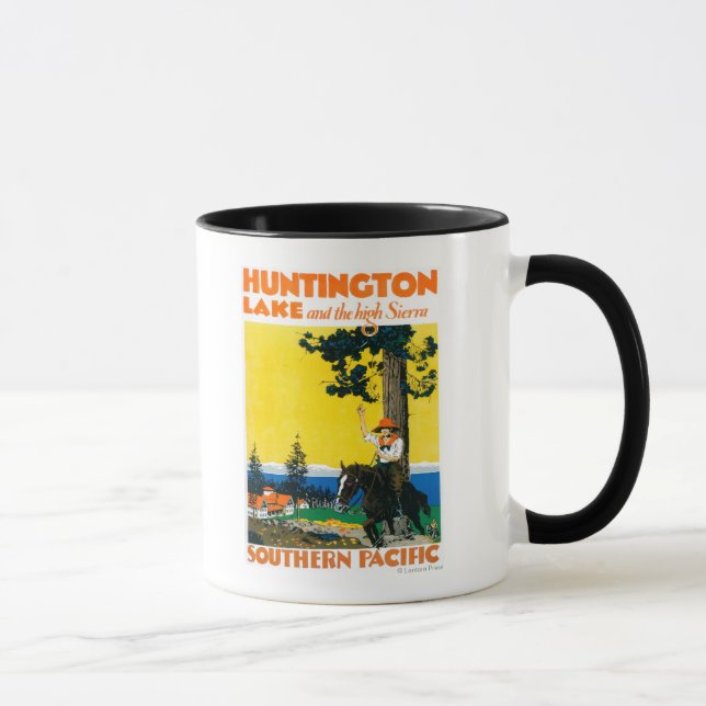 Taza Poster Promocional del Lago Huntington (Derecha)