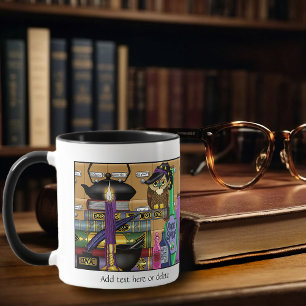Taza Posts de libros de búho de asistente