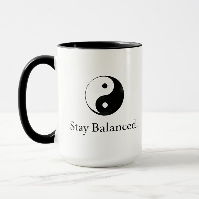 Taza Powered by Coffee and Qi Mug – Acupuncture  Gift (Izquierda)